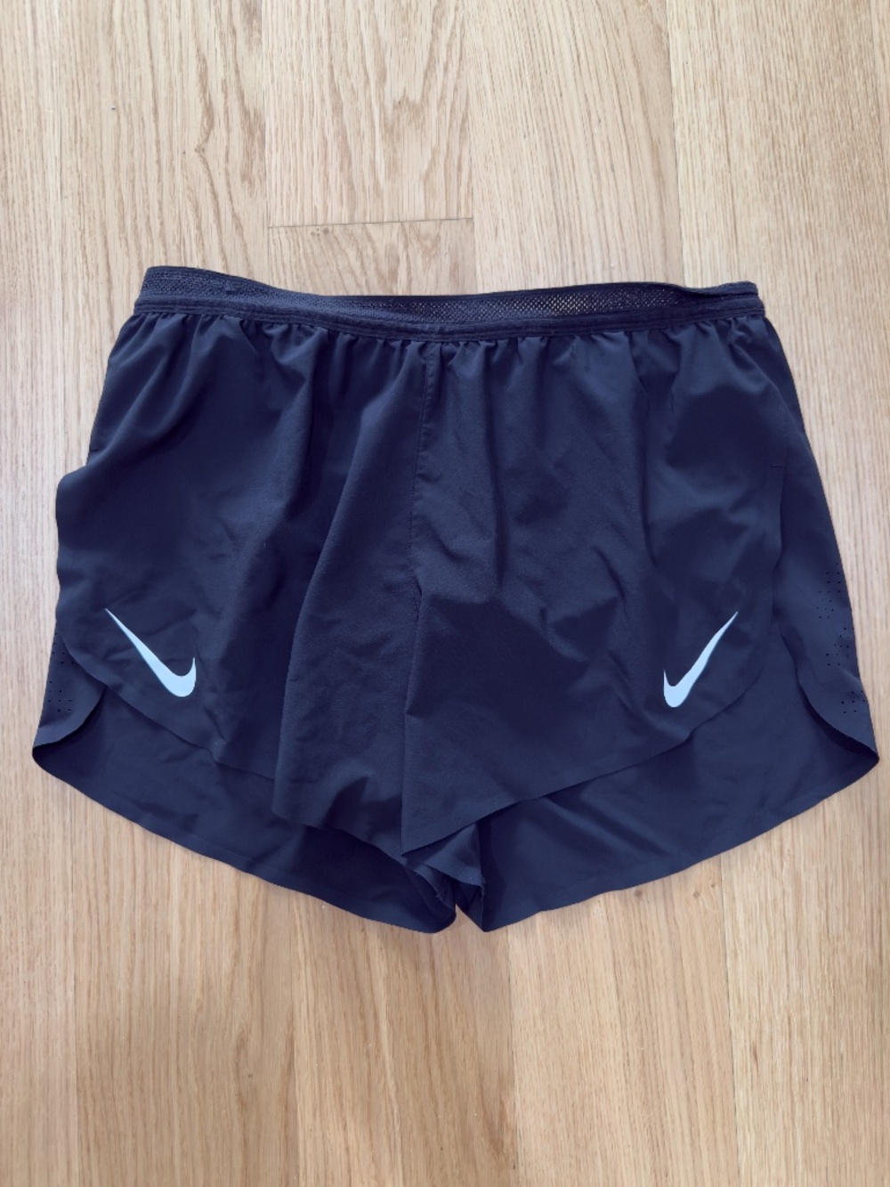 Nike AeroSwift Dri-Fit ADV 2" Running Shorts Mens Size Large Black FN3349-010